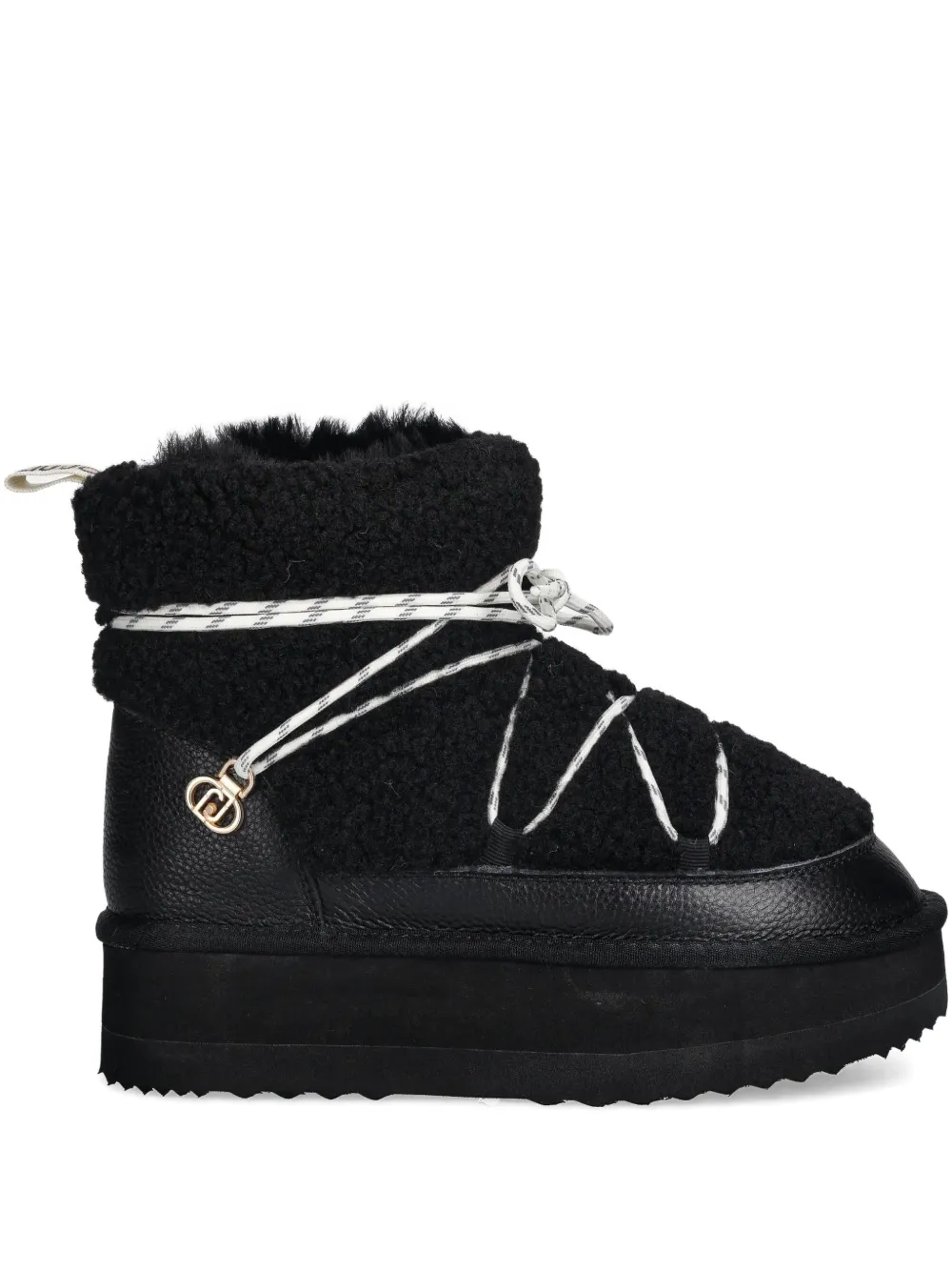 LIU JO lace-up ankle boots - Nero