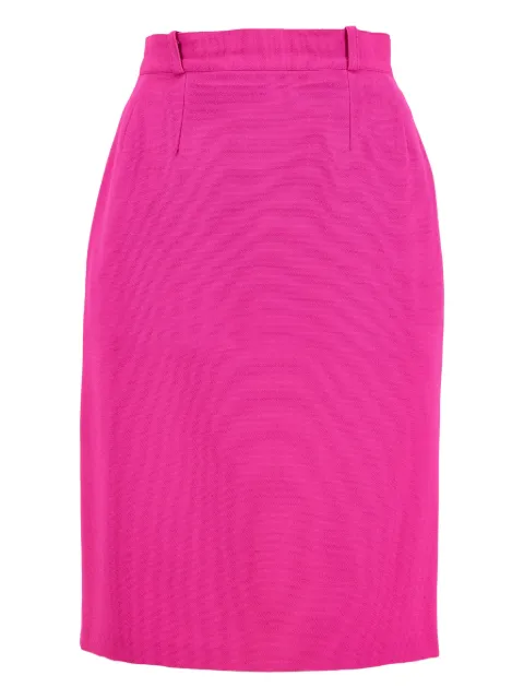 Vintage fuchsia pencil skirt
