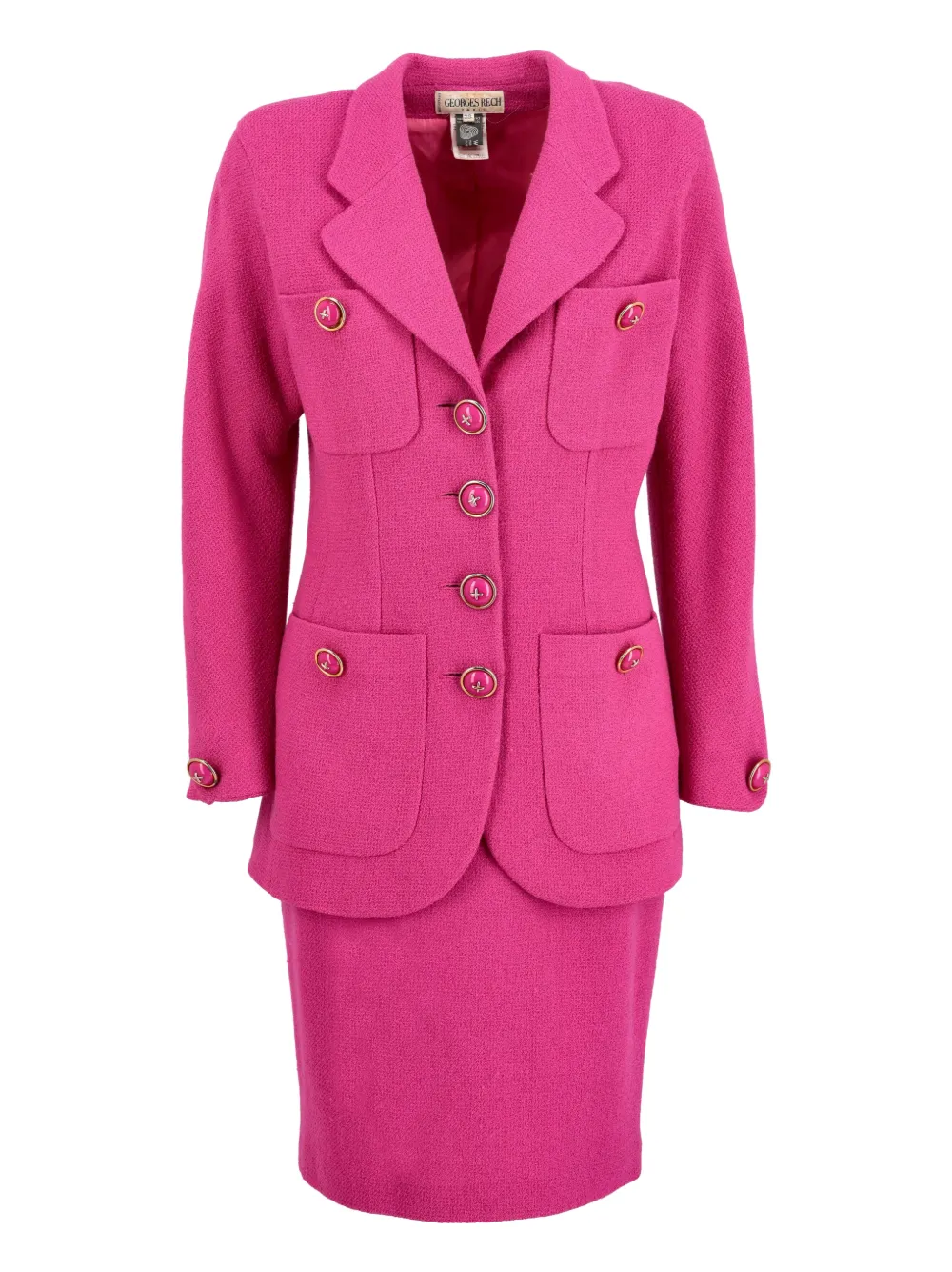 Vintage wool skirt suit - Rosa