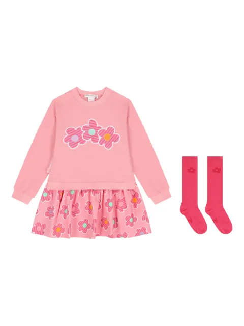 AGATHA RUIZ DE LA PRADA set de vestido con aplique floral
