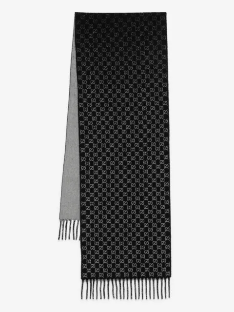 Gucci Fransenschal mit GG-Monogramm