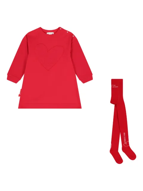 AGATHA RUIZ DE LA PRADA set de vestido con motivo de corazón