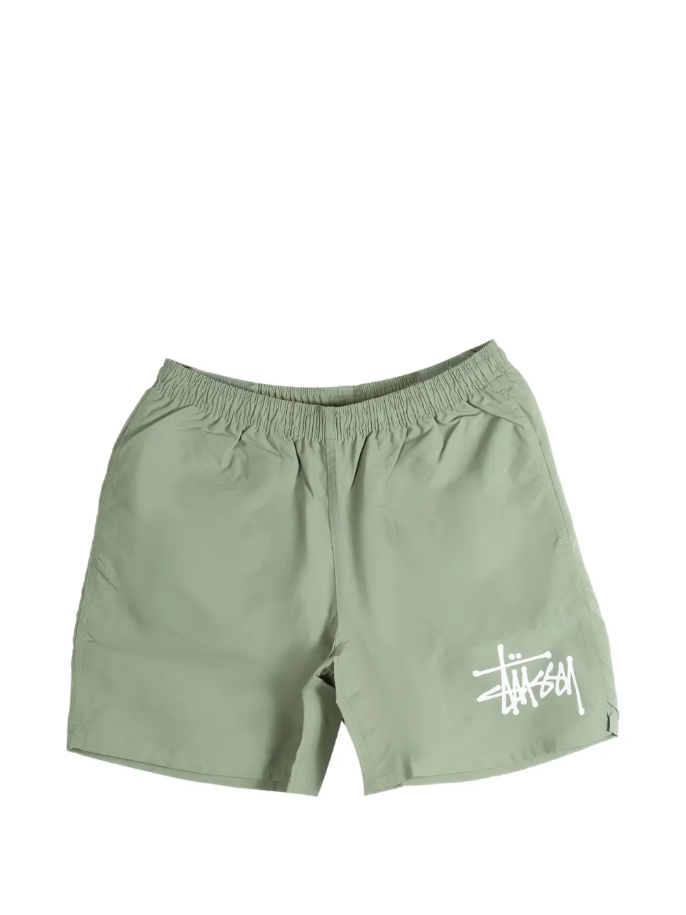 Stüssy elasticated logo shorts - Verde