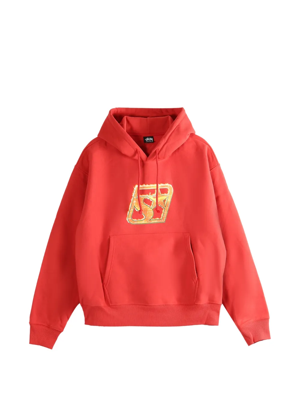 Stüssy front-graphic hoodie - Rosso