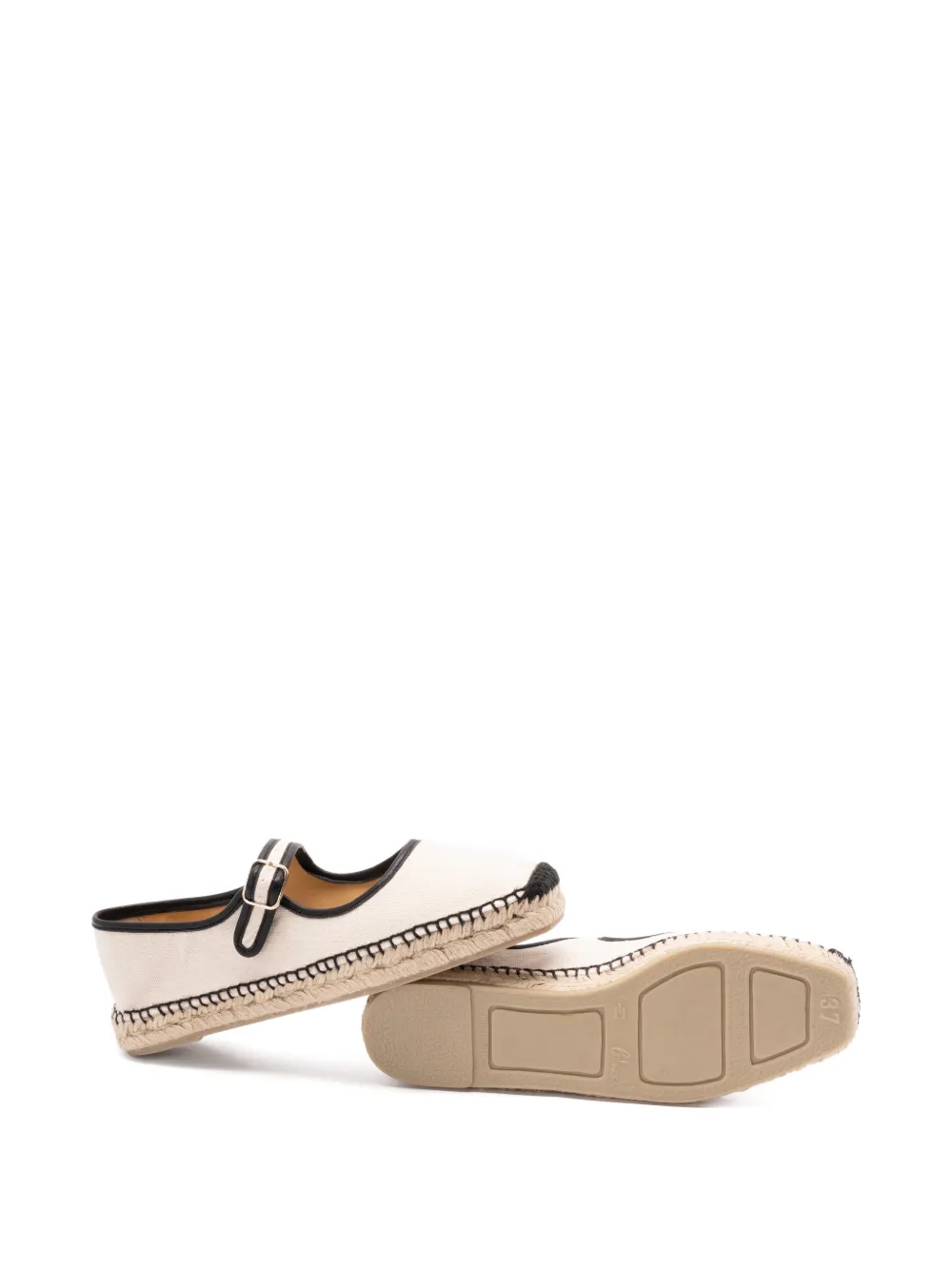 Castañer Espadrilles met gesp Beige