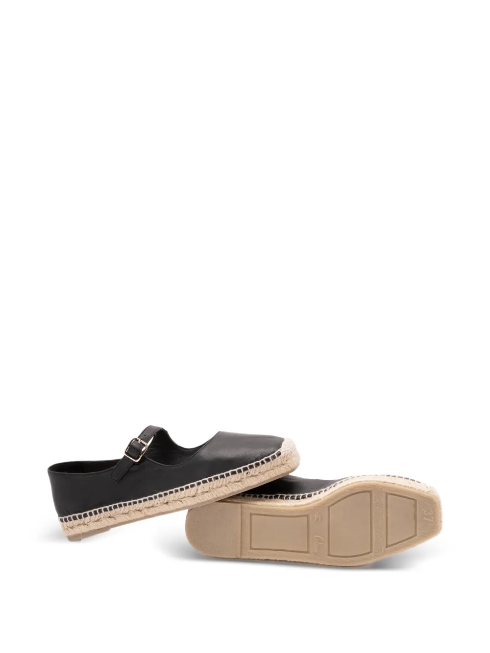Castañer Espadrilles met gespbandjes Zwart