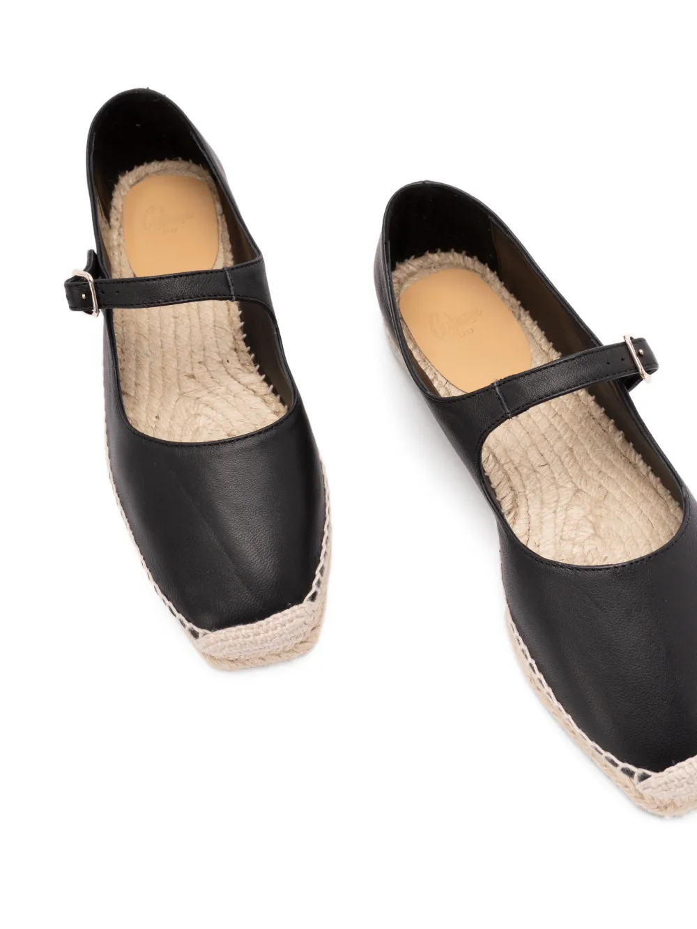 Castañer Espadrilles met gespbandjes Zwart