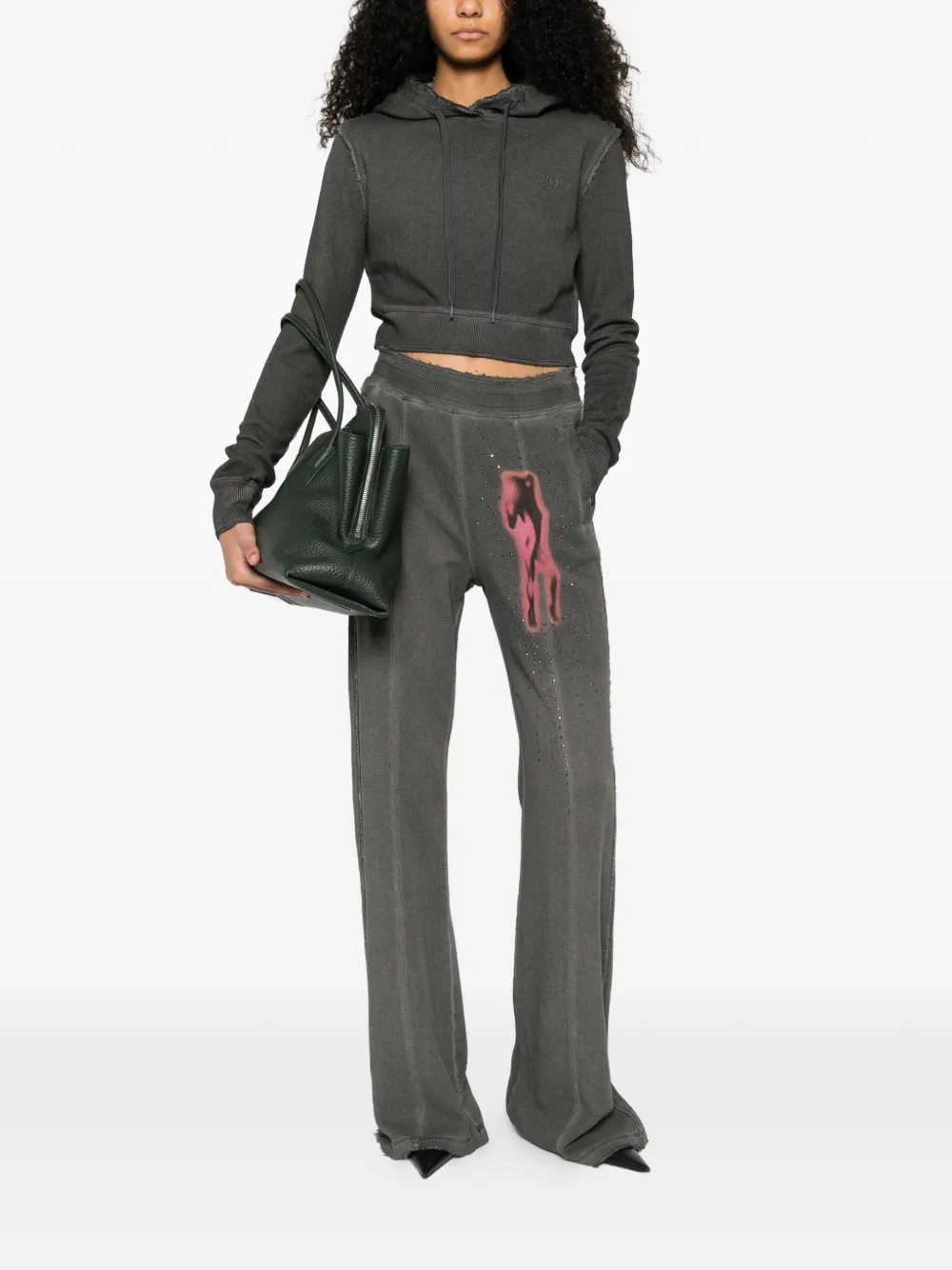 Diesel F-Slimmy hoodie - Grijs