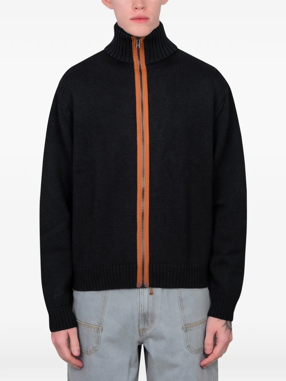 Gimaguas alonso zip-up cardigan - Nero