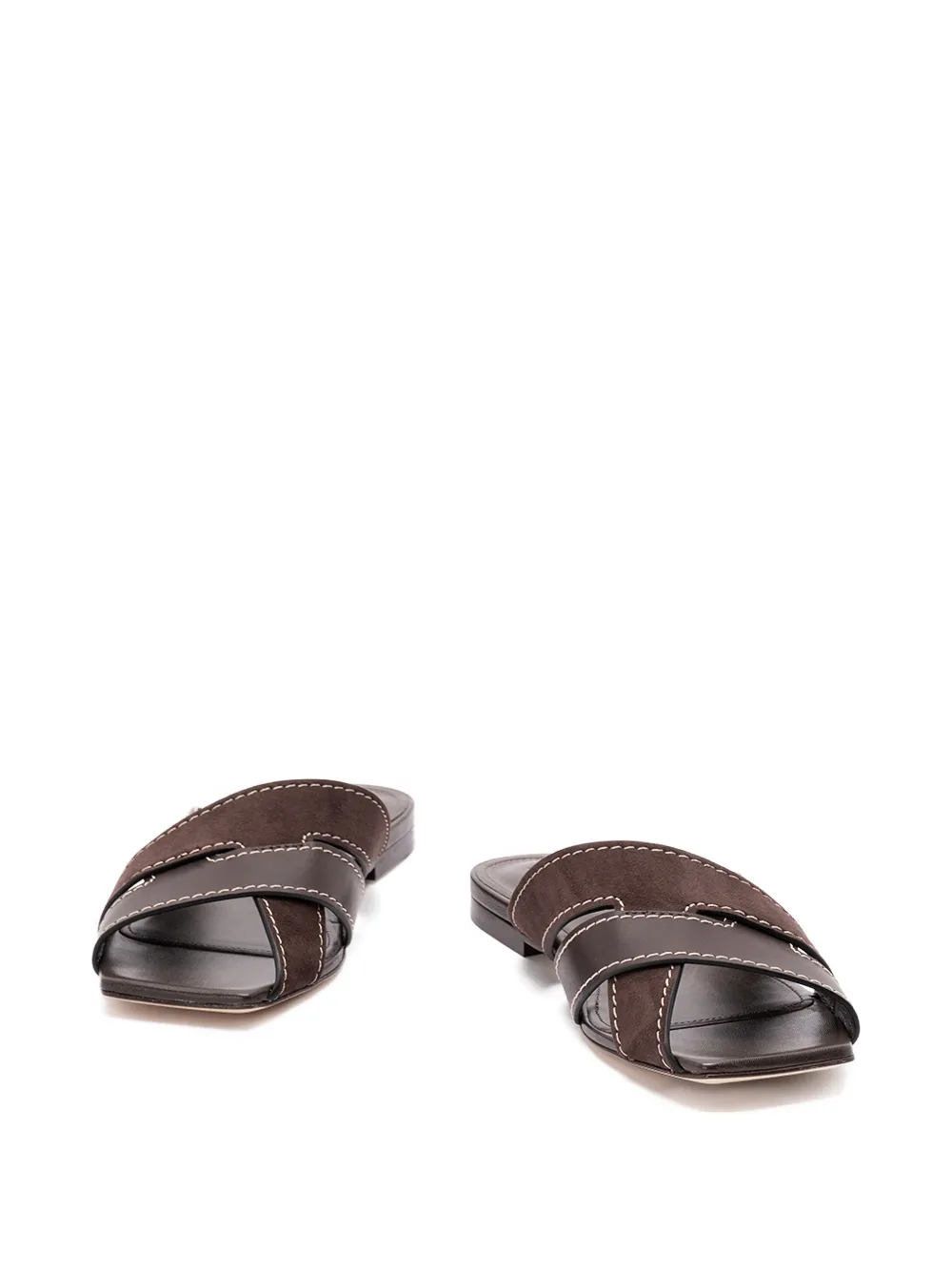Tod's Sandalen met gekruiste bandjes Bruin