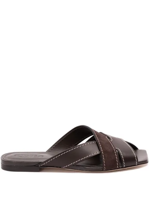 Tod's cross-straps flat sandals