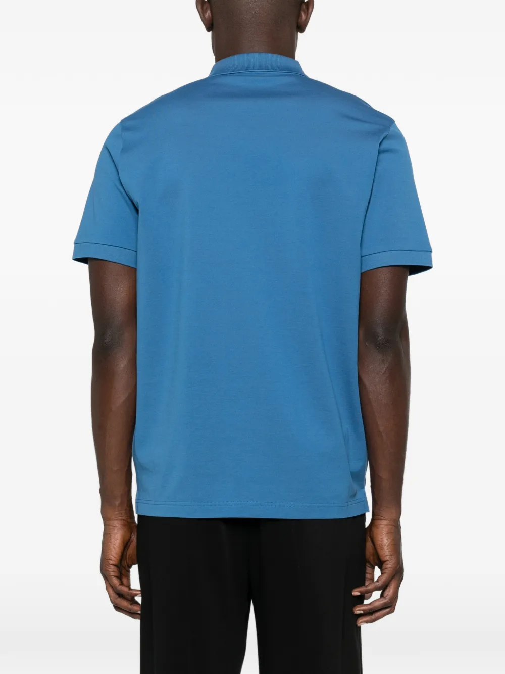 Prada Piqué poloshirt Blauw