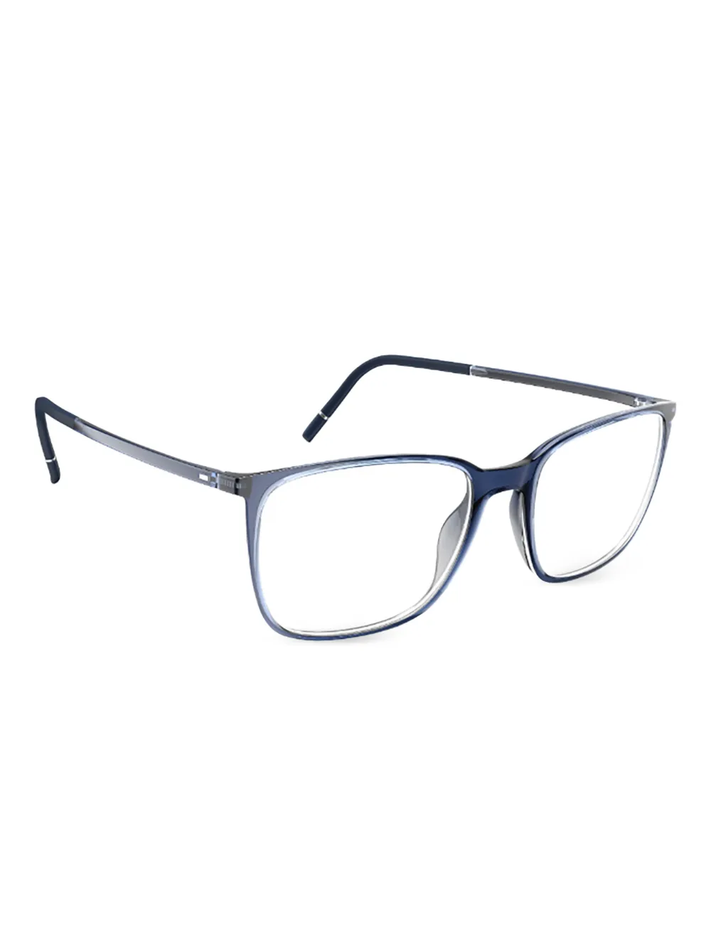 Silhouette rectangle glasses | Blue | Image 1