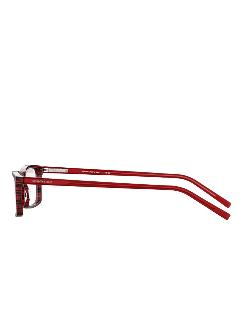  Seventh Street Rectangle-frame Glasses - Red 