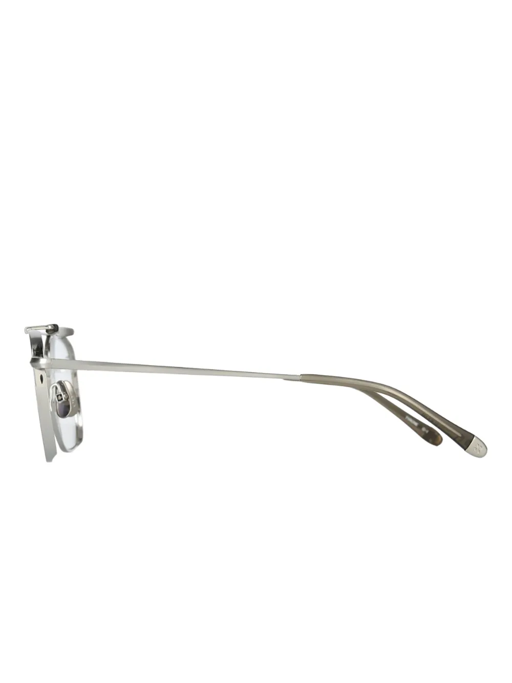  Yellows Plus Browline Tyrone Glasses - Silver 