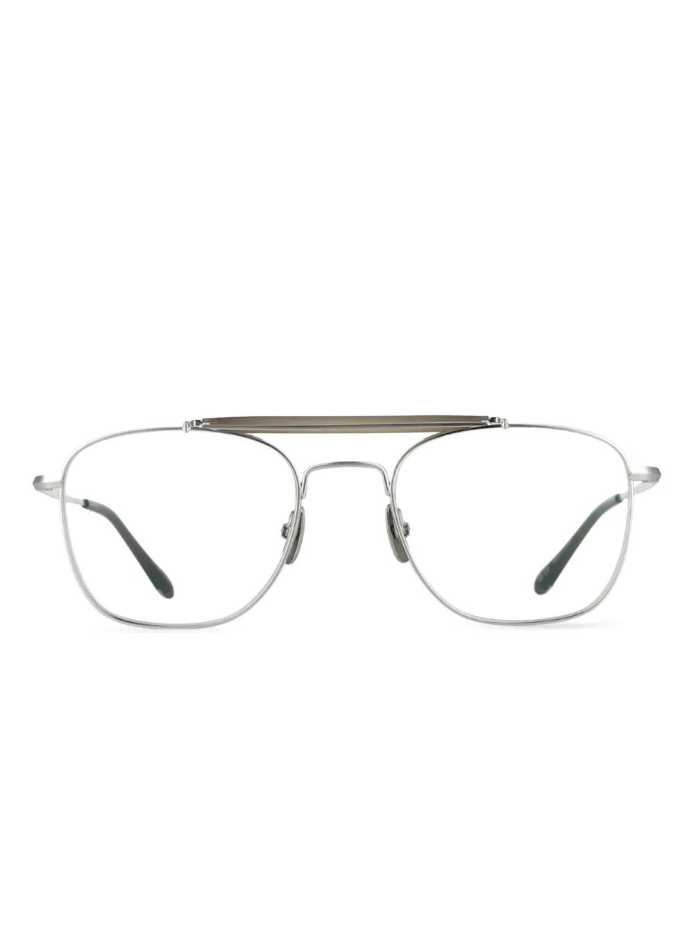 Yellows Plus browline tyrone glasses | Silber | Image 1