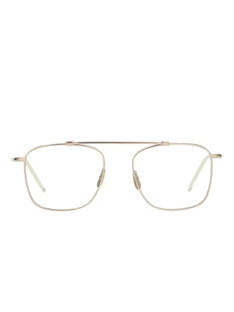 Yellows Plus Rick browline glasses