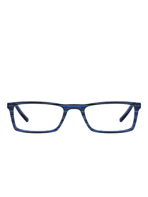 Seventh Street striped rectangle glasses