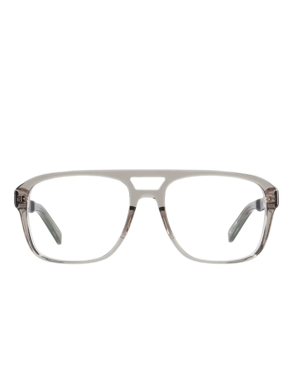 Yellows Plus square silas glasses | Grey | Image 1