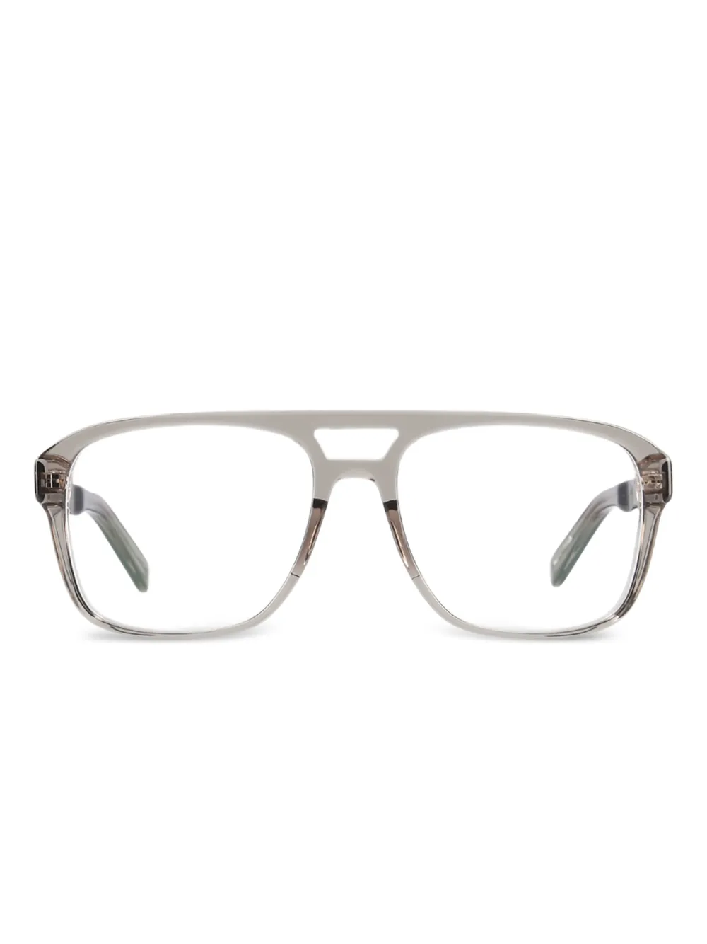 Yellows Plus square silas glasses | Grey | Image 1