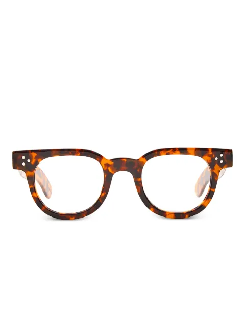 JULIUS TART OPTICAL stud round-frame glasses