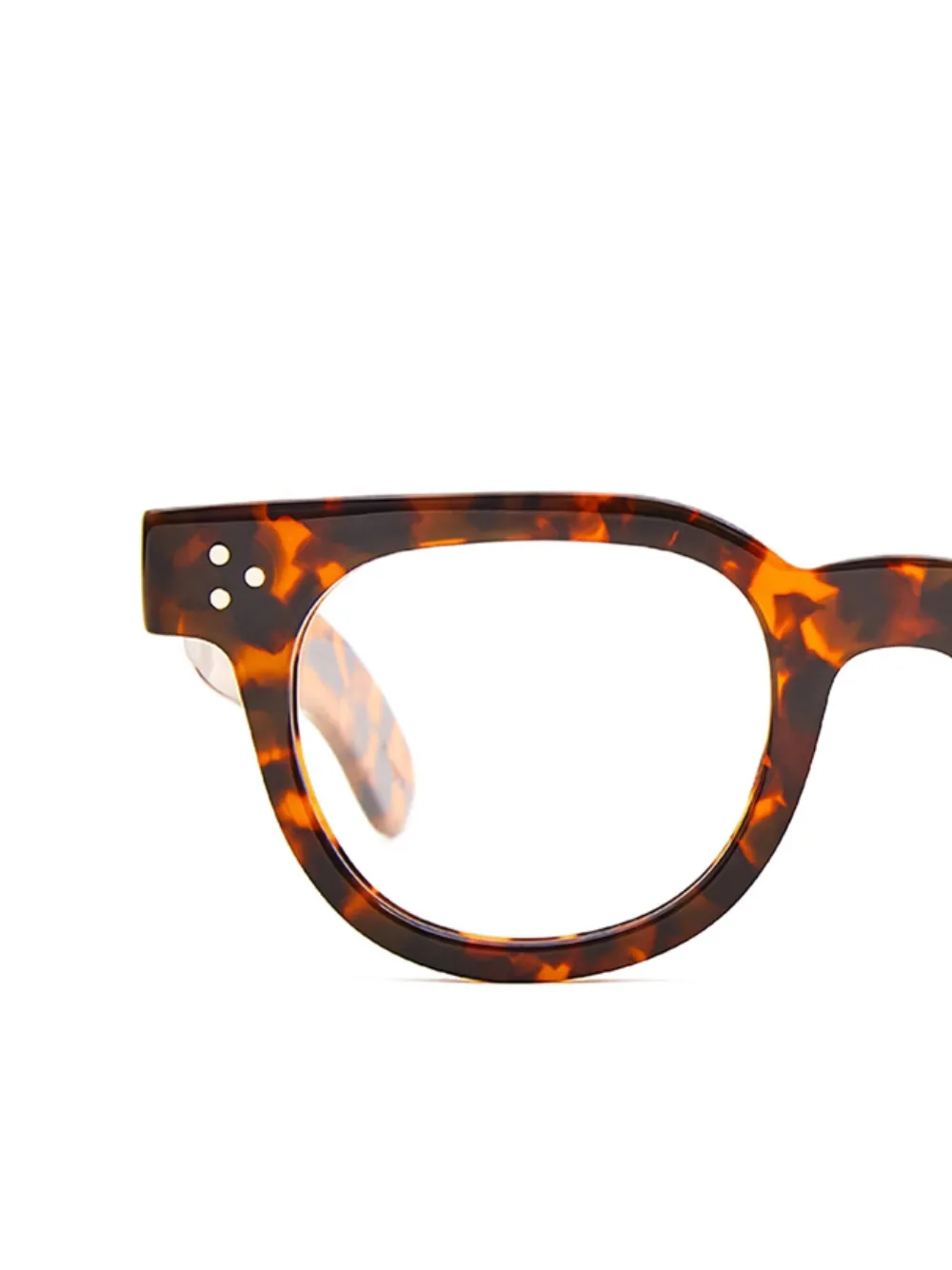JULIUS TART OPTICAL stud round-frame glasses | Men | Image 2