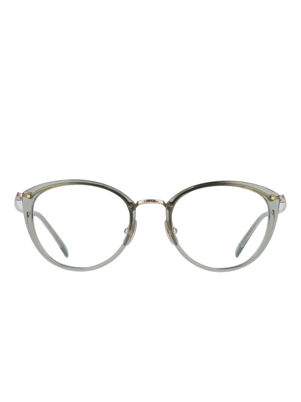 Yellows Plus round loraine glasses | Grey | Image 1