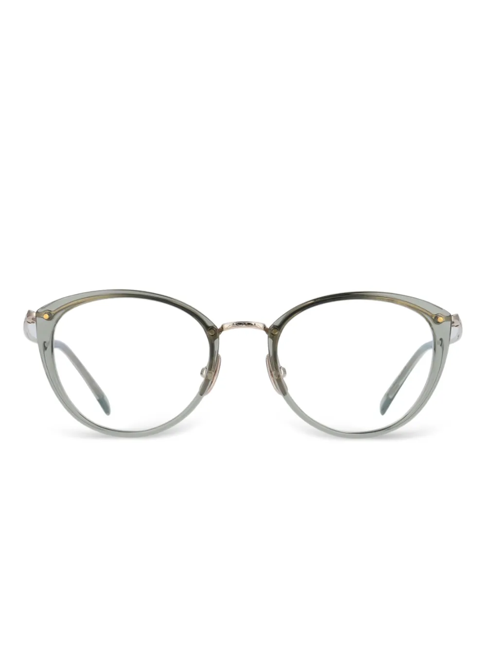 Yellows Plus round loraine glasses | Grey | Image 1