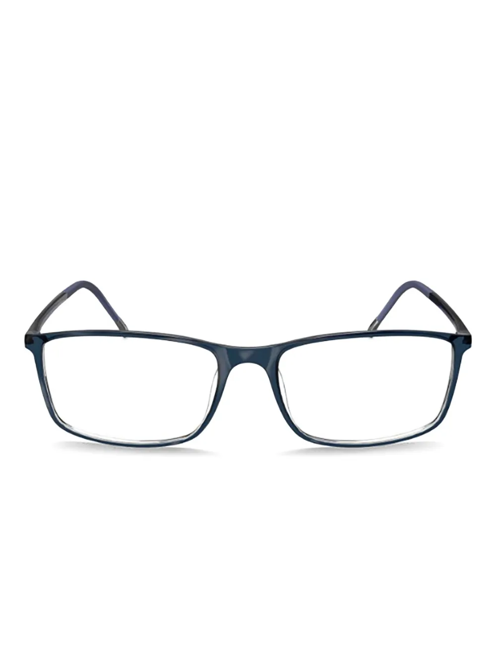 Silhouette rectangle frame glasses | azul | Image 1