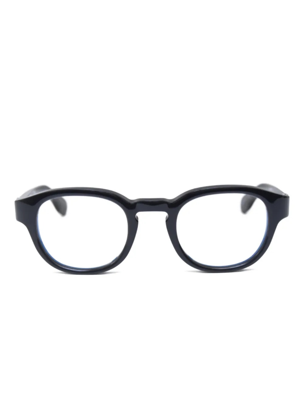 kiurv round frame glasses - Nero