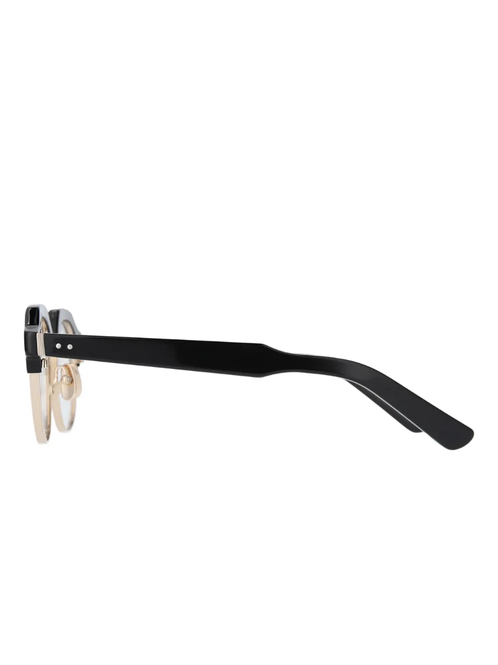  Yellows Plus Russel Round Glasses - Black 