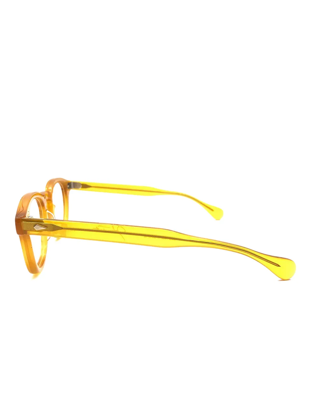  Julius Tart Optical Square-frame Glasses - Yellow 