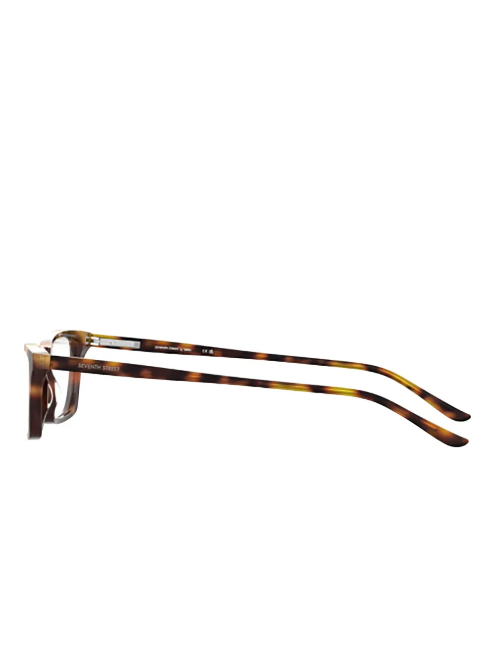  Seventh Street Rectangle-frame Glasses - Brown 