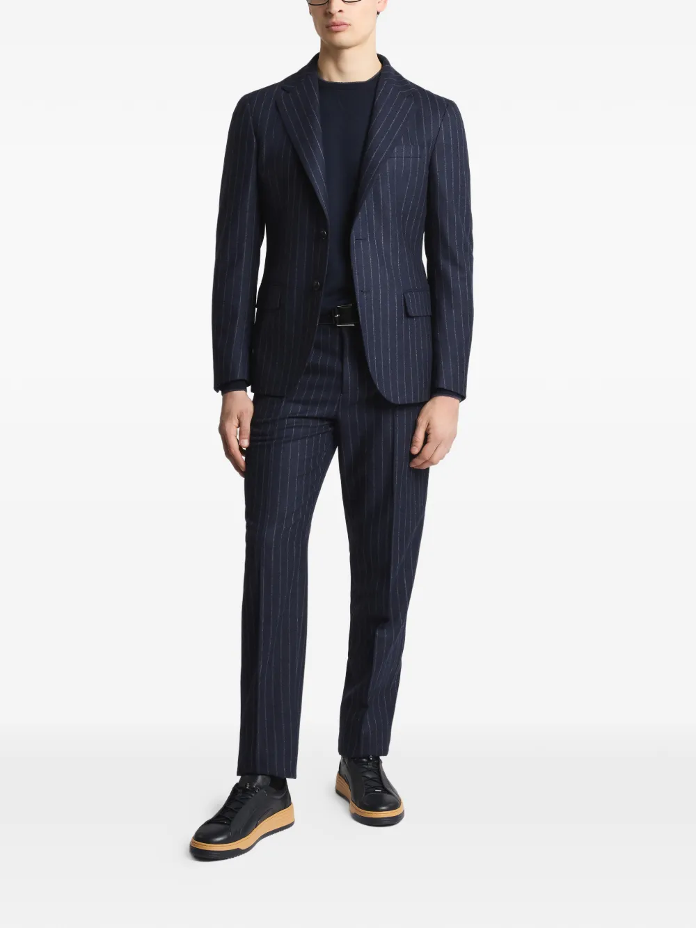 Fay pinstripe two-button blazer | Blazers | Image 2