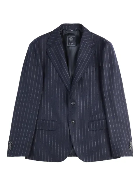 Fay pinstripe two-button blazer
