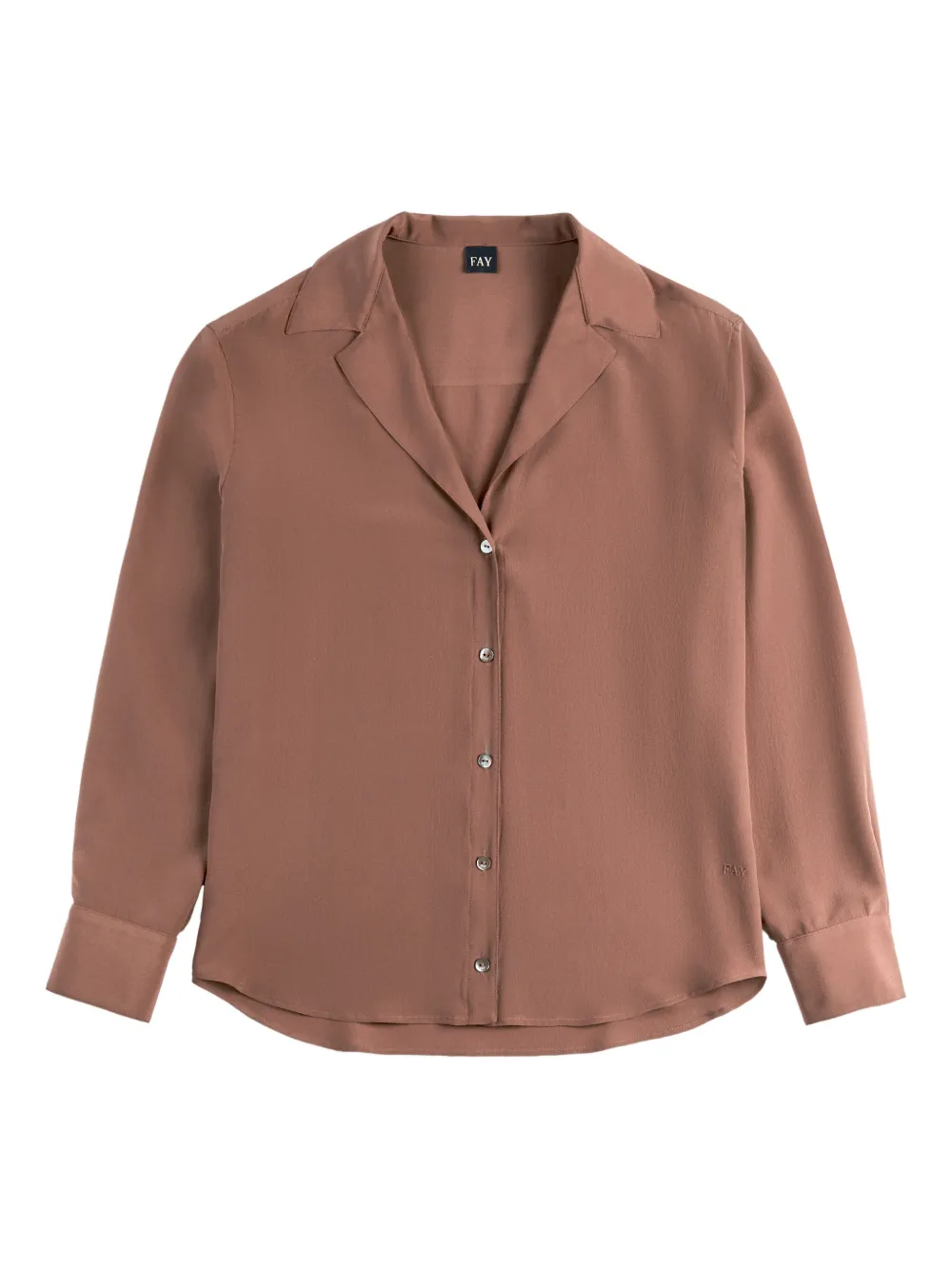Fay buttoned shirt - Marrone