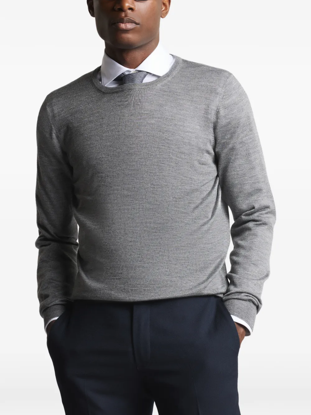  Fay Crew-neck Sweater - Grey 