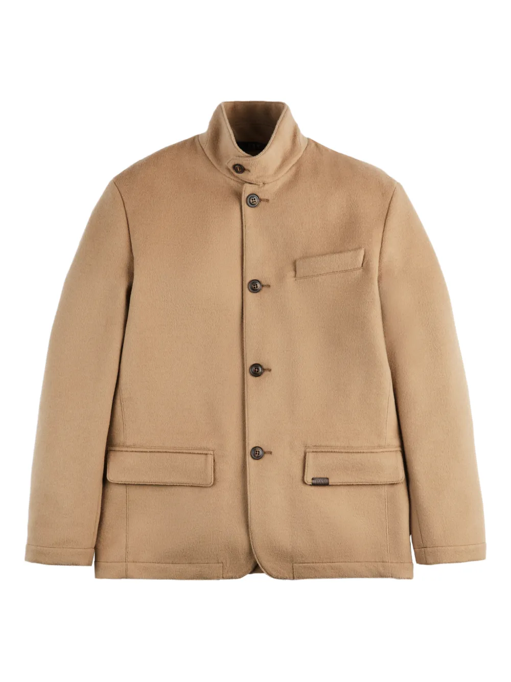 Fay button collar jacket | Neutrals | Image 1