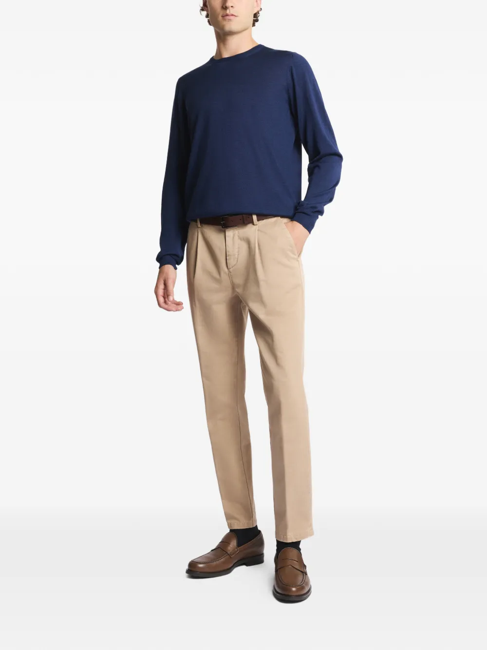 Fay crew-neck sweater - Blauw