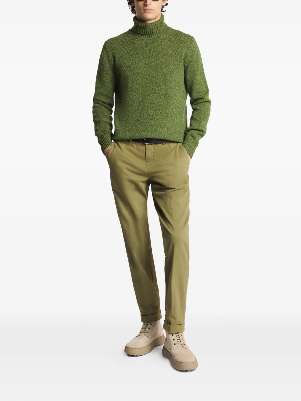 Fay roll-neck sweater - Groen