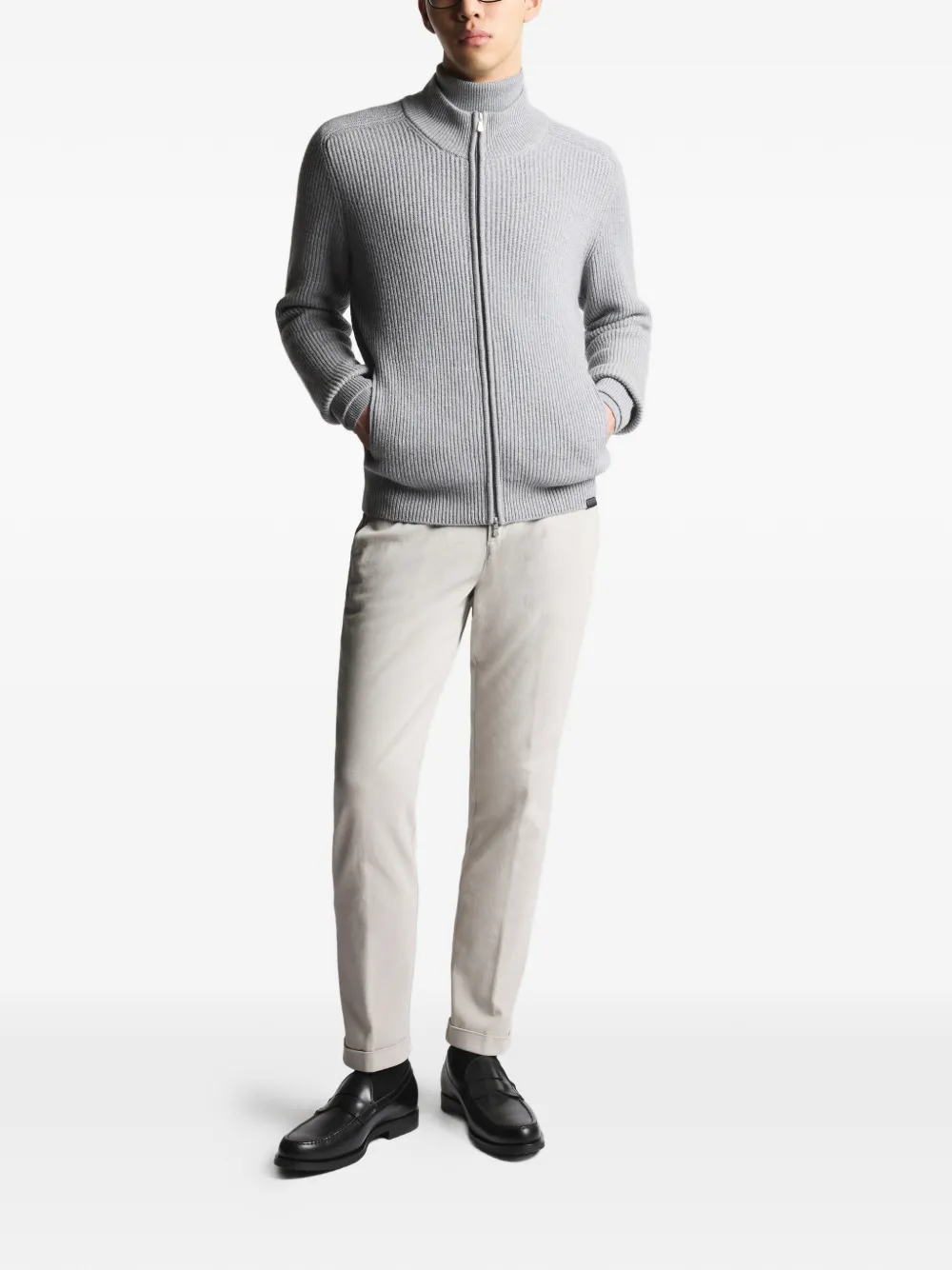 Fay zip ribbed sweater | Cardigans | Image 2