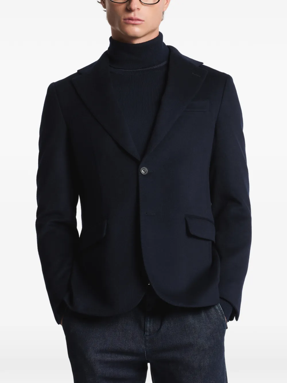  Fay Two-button Jacket - Blue 