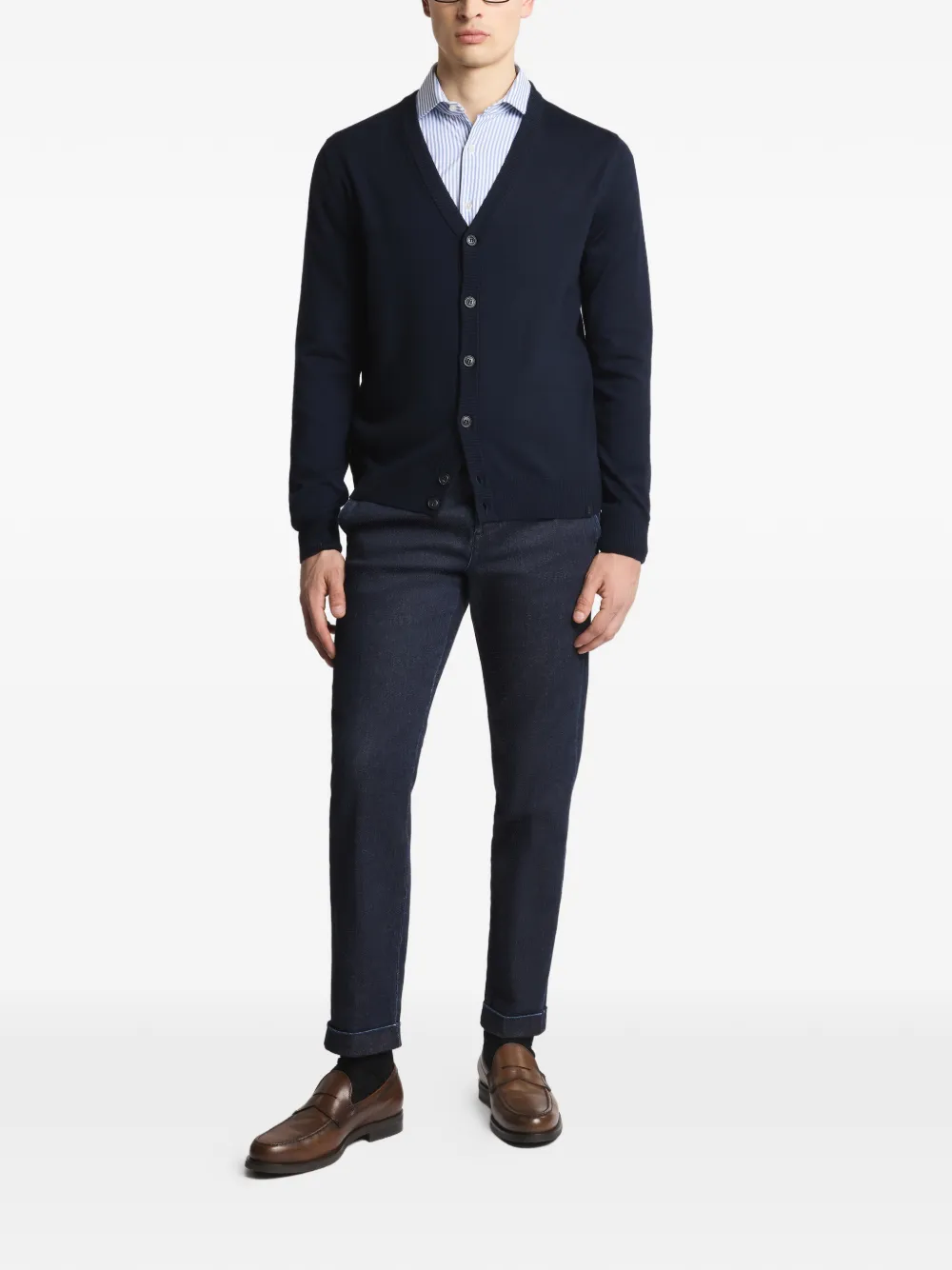 Fay V-neck button cardigan | Cardigans | Image 2