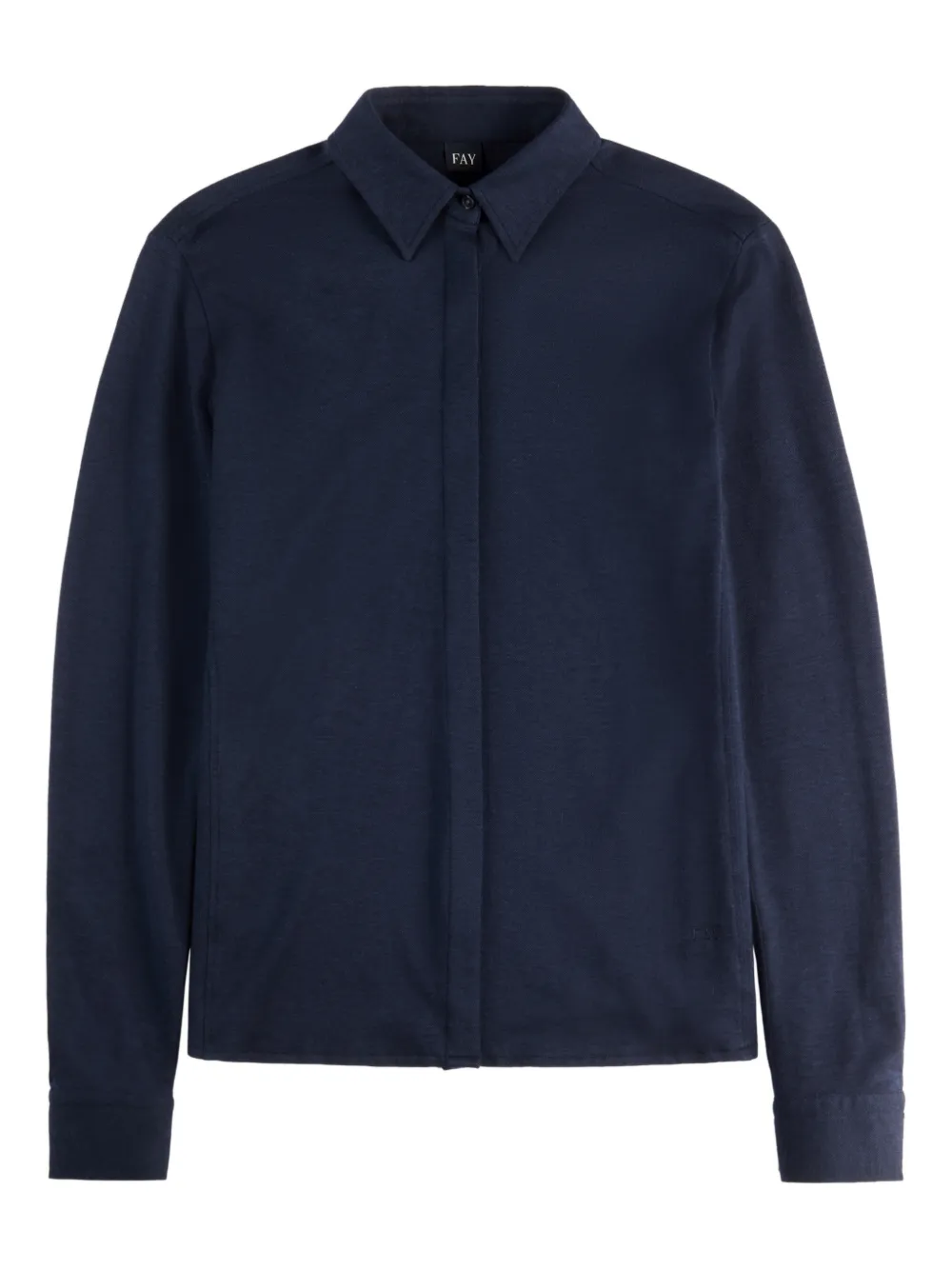 Fay slim shirt - Blu