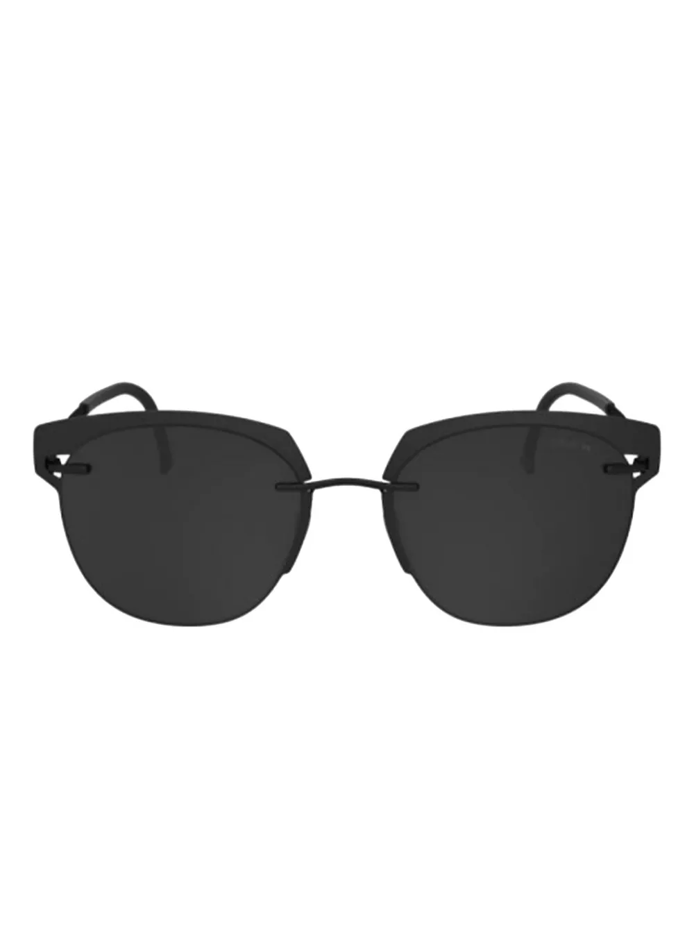 Silhouette oval-frame sunglasses | negro | Image 1