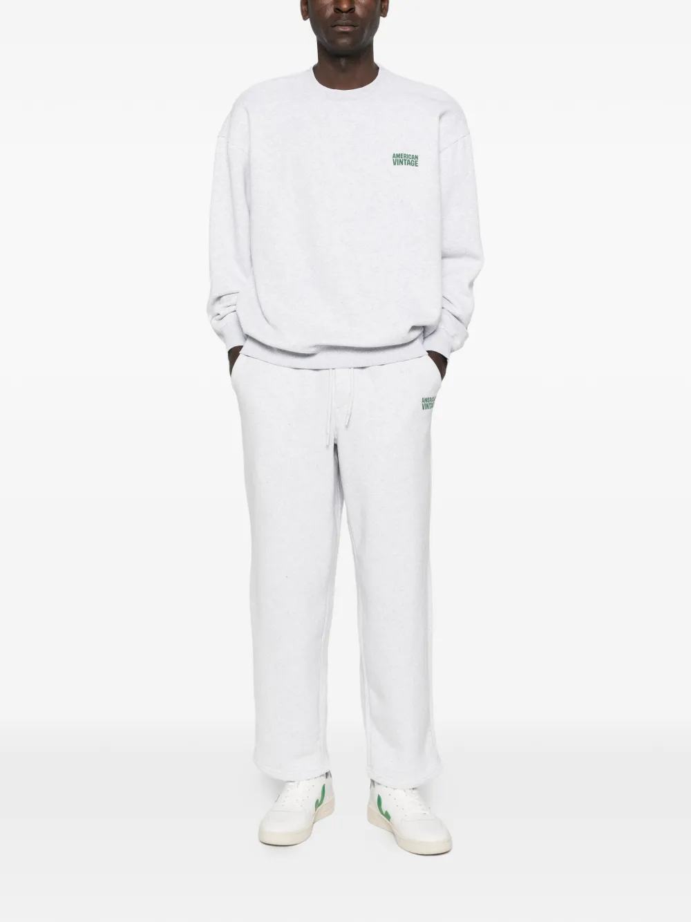 American Vintage Baptown track pants - Grijs