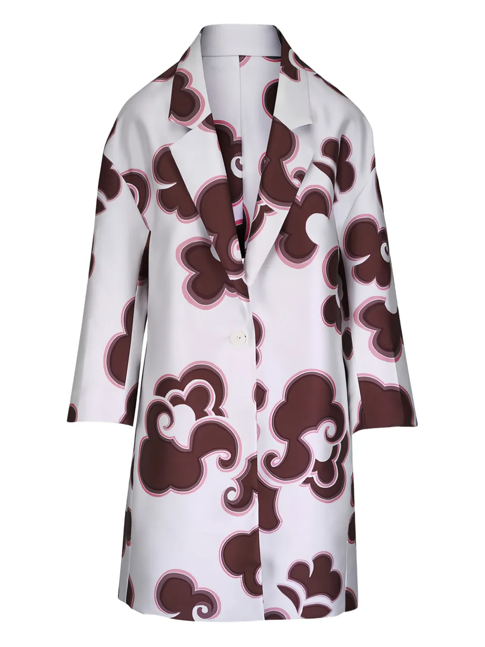 Dorothee Schumacher floral coat - Bianco