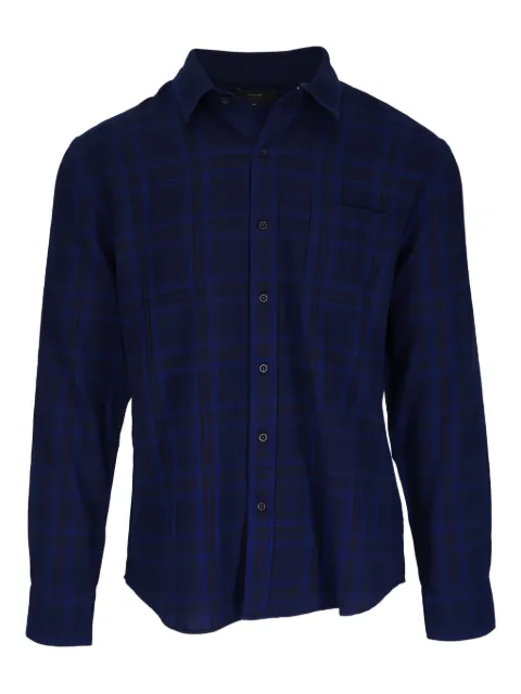 Vince checked woven shirt