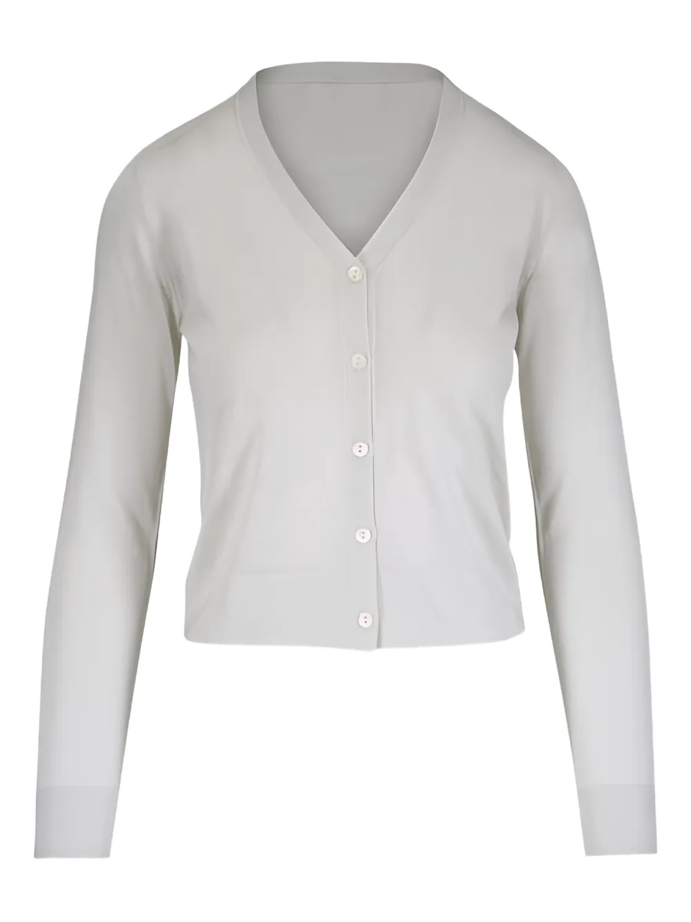 Kinross Cashmere V-neck buttoned cardigan - Nude