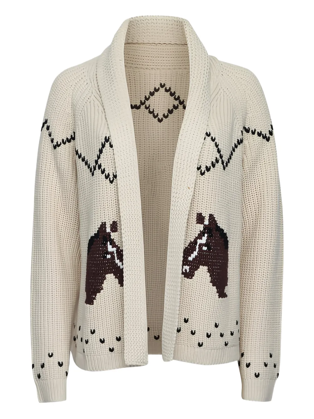 The Great. The Horse Lodge cardigan - Toni neutri